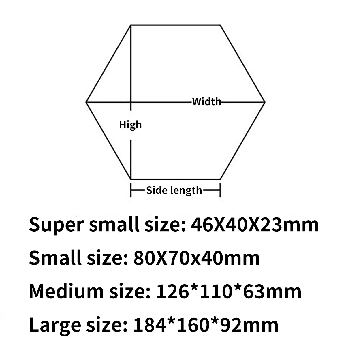 6/12Pcs 3D Mirror Wall Sticker Hexagon Shape Acrylic Self Adhesive