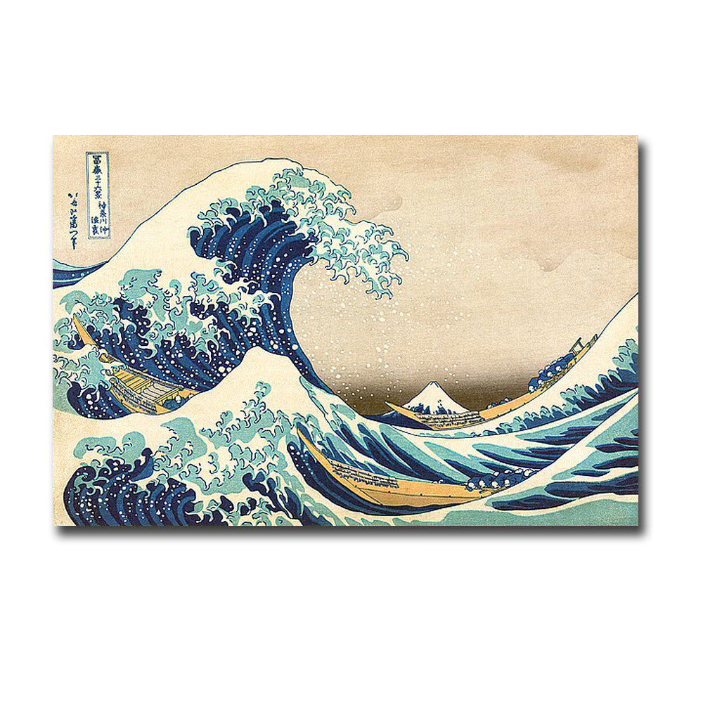 Artistic Home Gallery 1218A578IG The Great Wave off Kanagawa by Katsus