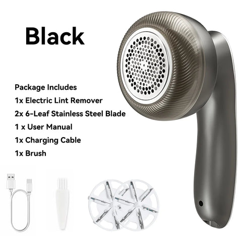Electric Digital Display Lint Remover Rechargeable Pellet Fabric
