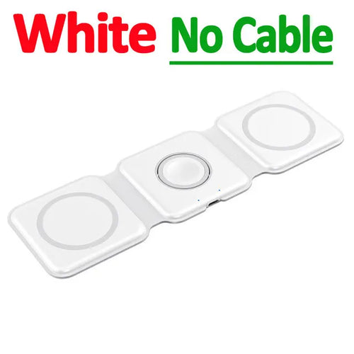 100W 3 in 1 Magnetic Wireless Charger Pad Stand for iPhone 15 14 13