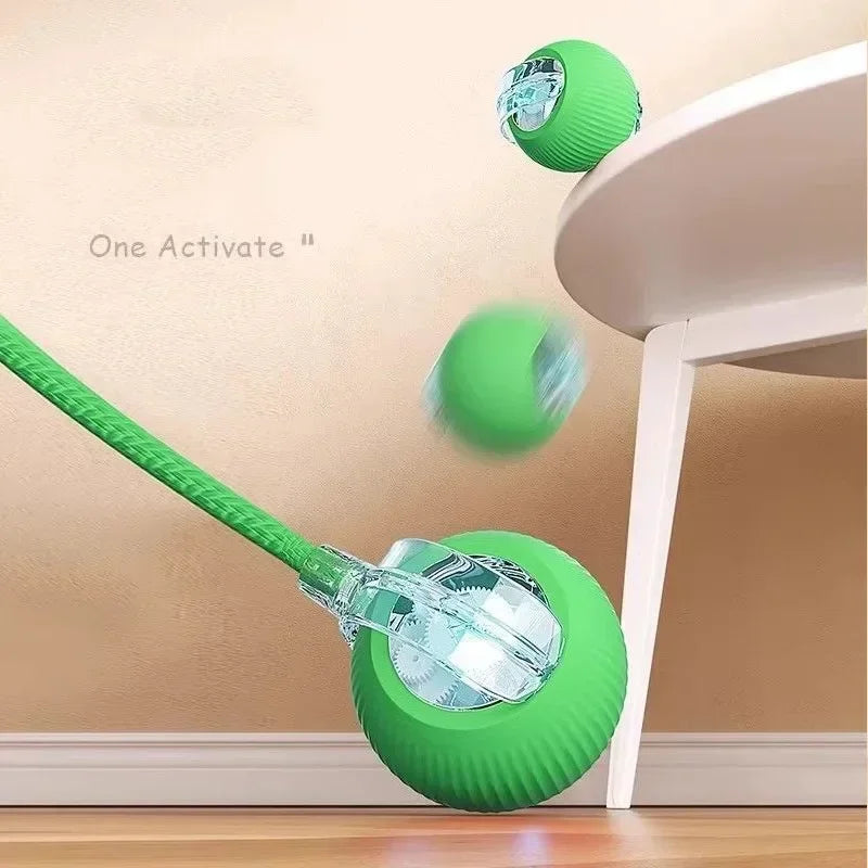 Electronic Interactive Pet Toy Smart Dog Toy Ball Moving Ball USB