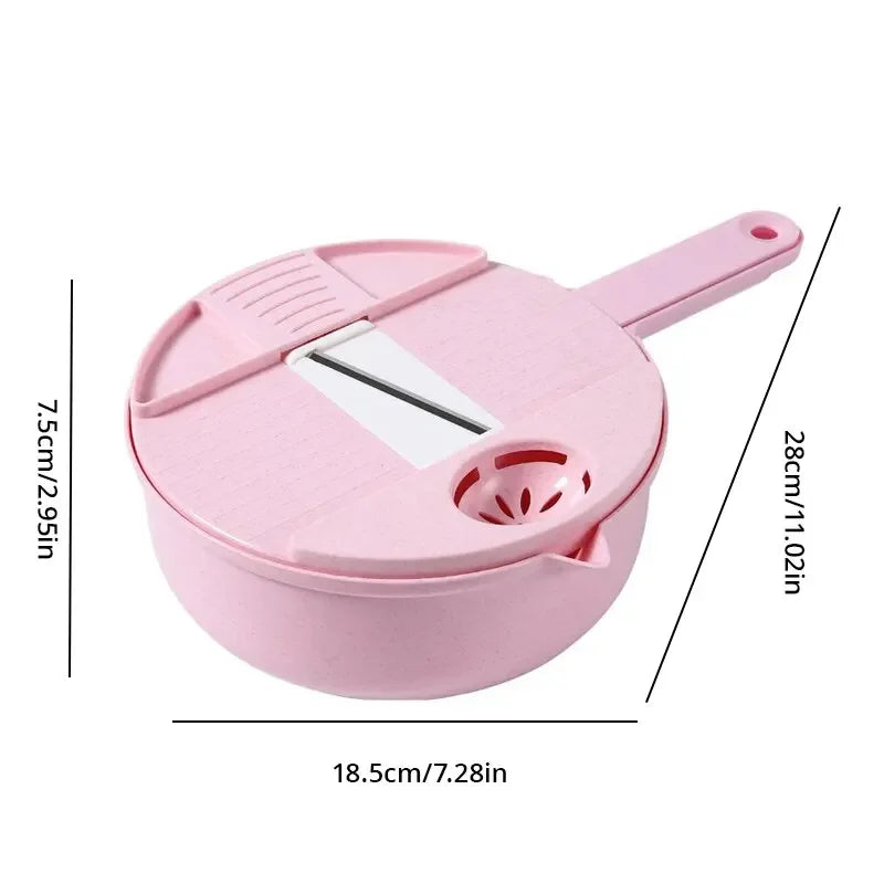 Kitchen multifunctional vegetable cutting tool, household silk