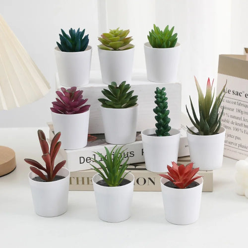 Artificial Succulent Bonsai Plants Simulation Succulents Mini