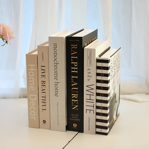 3Pcs/Set Multiple Size Fake Books Set Coffee Table Books Villa Hotle