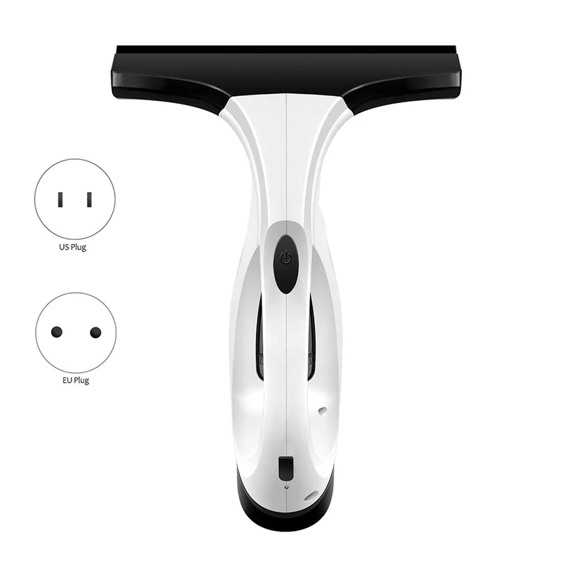 Cordless Window Vac, Rechargeable Window Vacuum Cleaner With Squeegee
