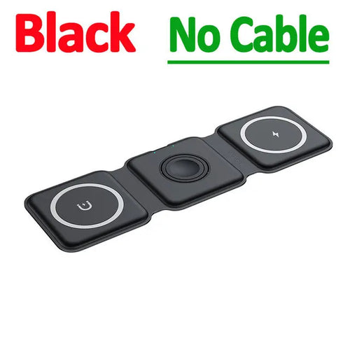 100W 3 in 1 Magnetic Wireless Charger Pad Stand for iPhone 15 14 13