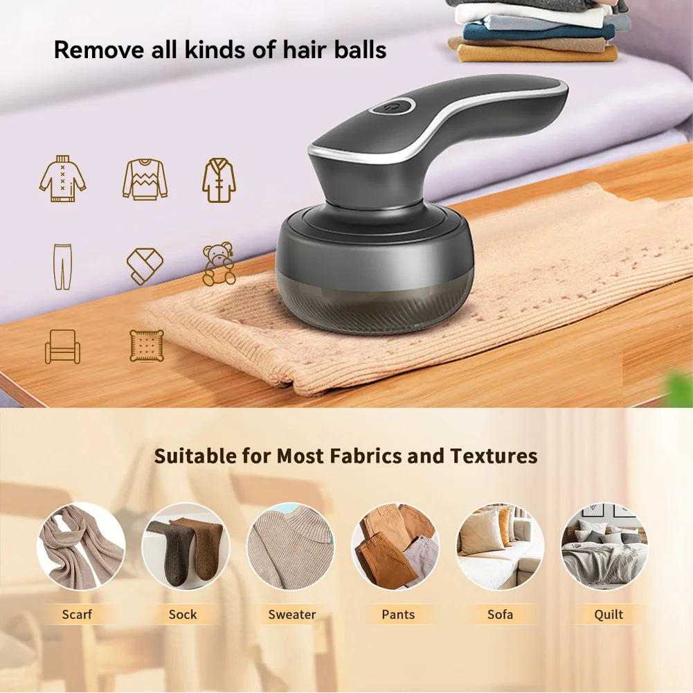 Electric Digital Display Lint Remover Rechargeable Pellet Fabric