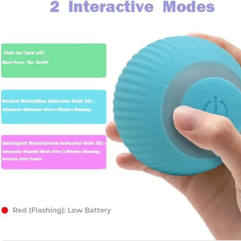 Cat Interactive Ball Smart Cat Toys Indoor Automatic Rolling Magic