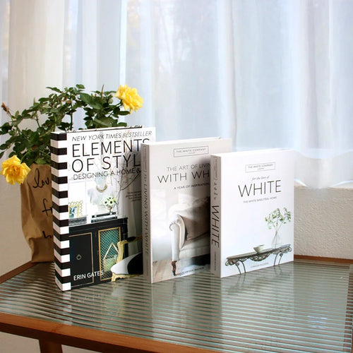 3Pcs/Set Multiple Size Fake Books Set Coffee Table Books Villa Hotle