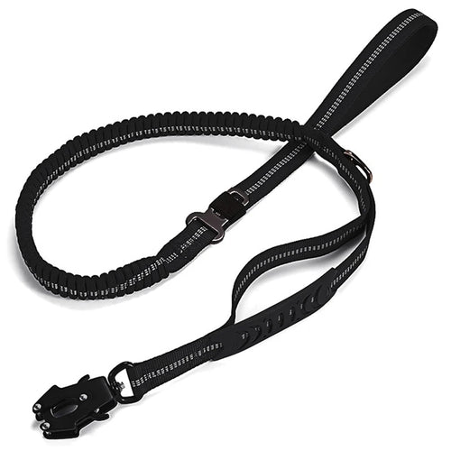 Hot Heavy Duty Tactical Elastic Dog Leash No-Pull Dog Leash Reflective