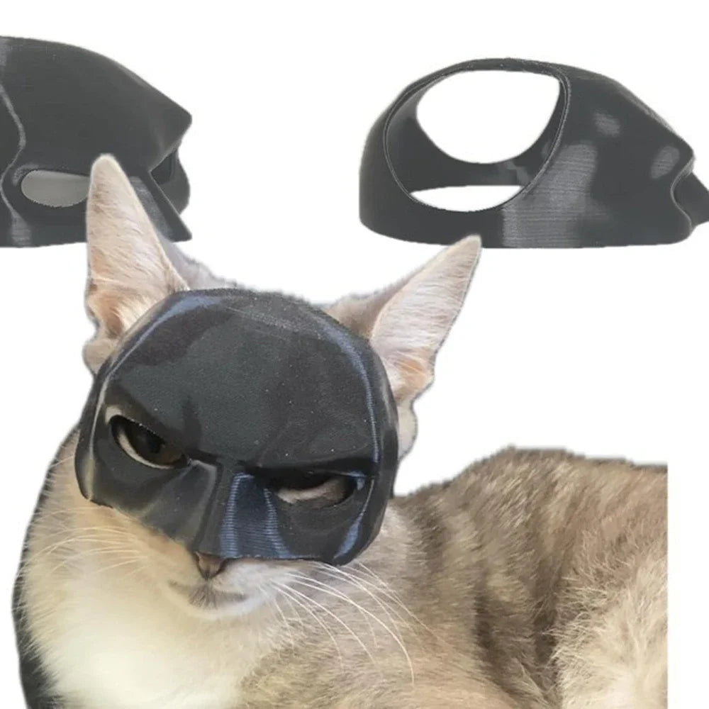 Cat Bat Cool Man Mask Cat Avenger Mask Matte Cute Bat Mask Superhero