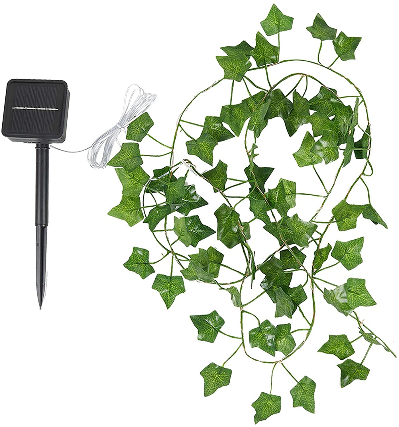 Solar-Powered Maple Leaves Garland LED String Light