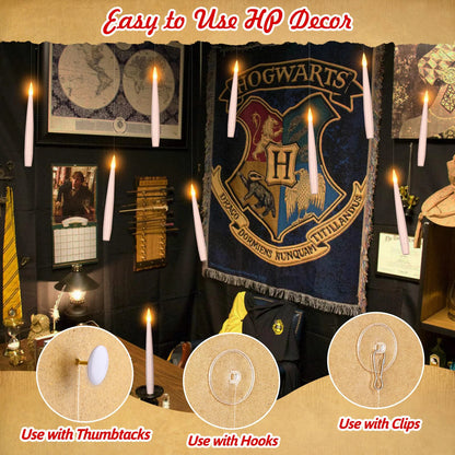 12-48 Floating Candles with Magic Wand Christmas Flying Candle