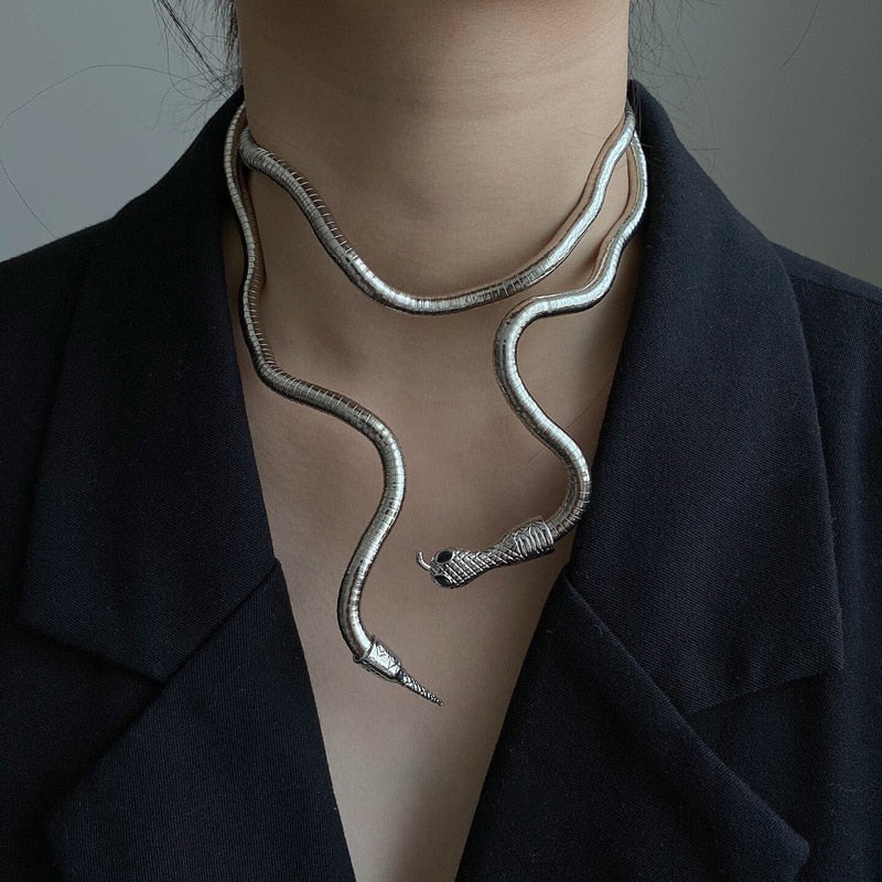 Bilandi Trendy Jewelry Snake Necklace Hot Selling Personality Design