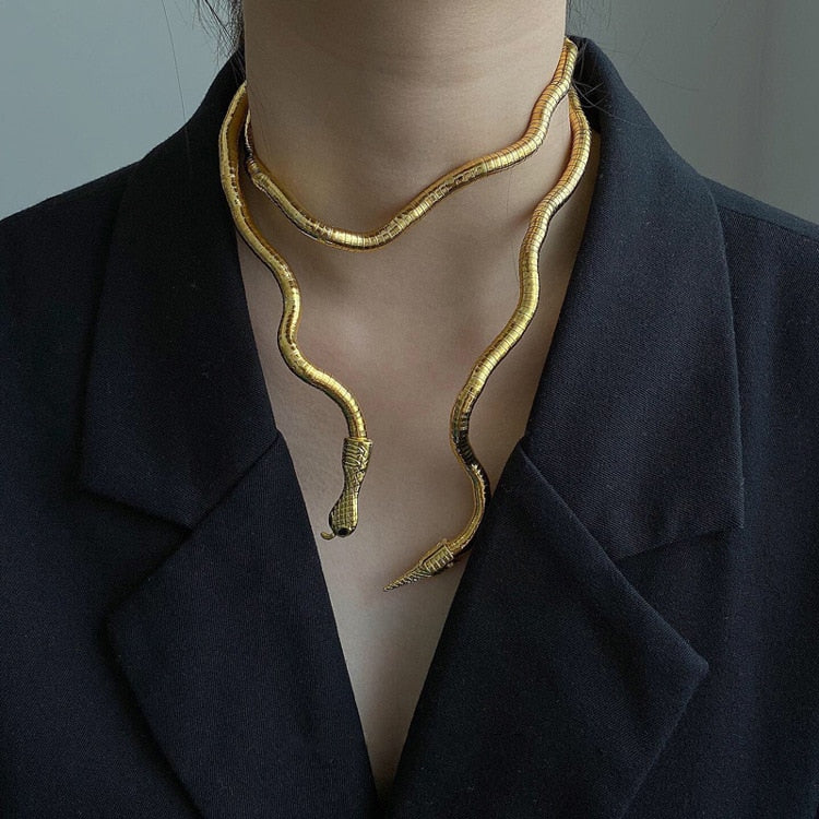 Bilandi Trendy Jewelry Snake Necklace Hot Selling Personality Design