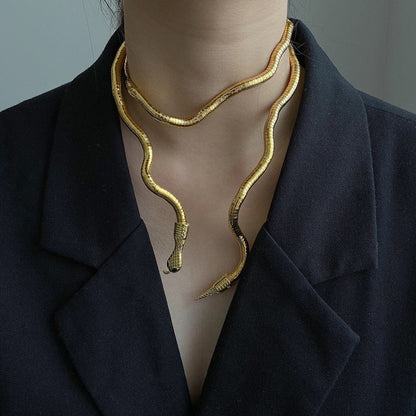Bilandi Trendy Jewelry Snake Necklace Hot Selling Personality Design