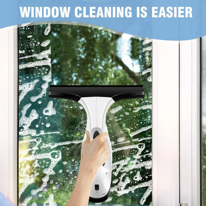 Cordless Window Vac, Rechargeable Window Vacuum Cleaner With Squeegee