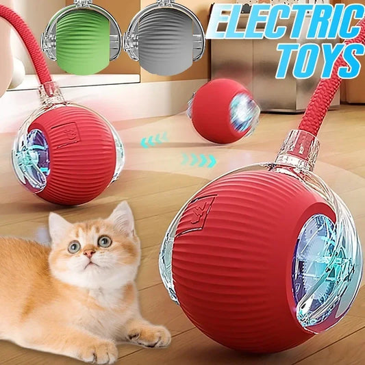 Electronic Interactive Pet Toy Smart Dog Toy Ball Moving Ball USB