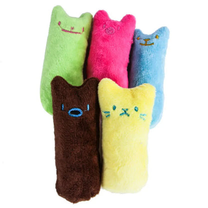 Teeth Grinding Catnip Toys Funny Interactive Plush Cat Toy Pet Kitten