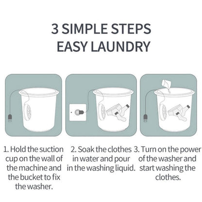 Portable Mini Turbo Switch Three-Speed Timing Washing Machine, Size: