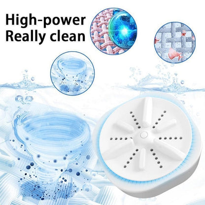 Portable Mini Turbo Switch Three-Speed Timing Washing Machine, Size: