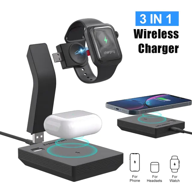 3 in 1 Wireless Charger